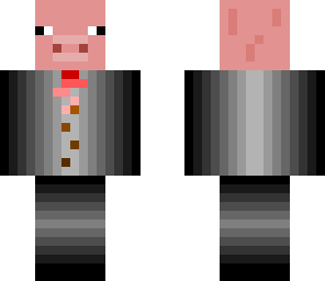 pig in tuxedo