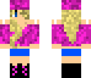 pink teen girl
