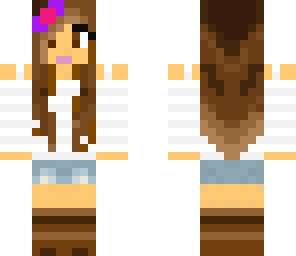 girl with hair accessory