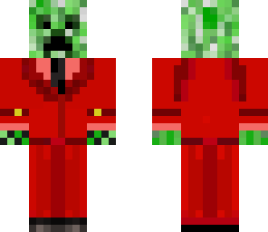 christmas creeper in a suit