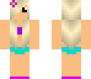 blonde bikini girl