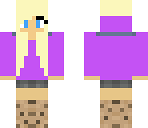 purple cookie girl