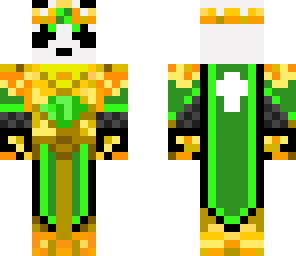 panda king green
