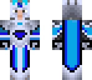 knight in blue
