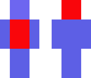 red and blue