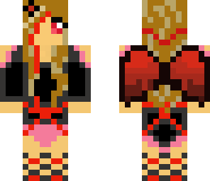fallen angel girl with head dress