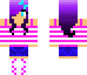 purple gamer girl
