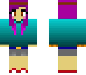 cyan girl