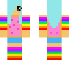 rainbow nyan cat girl