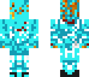 weird diamond pumpkin man 