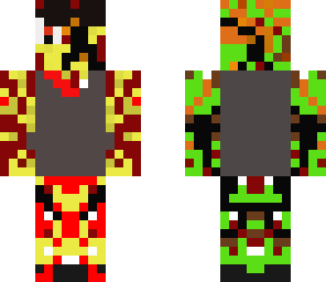 fire monster with some sun glasses
