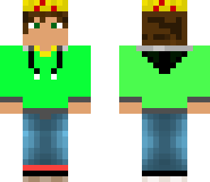 green hoodie king fix