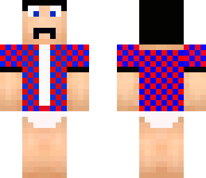 first skin nacked man