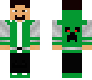 me in a creeper hoodie