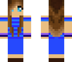 blue girl