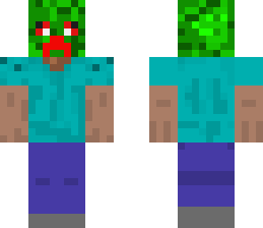 creeper-headed steve