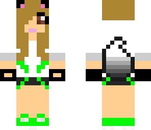 green gangster girl