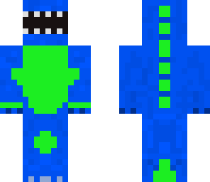 blue and green dinosaur