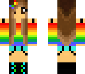 rainbow girl