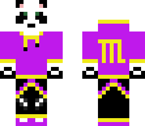 edited purple-panda man