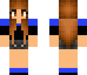 blue girl skin