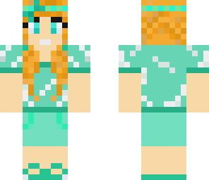 diamond girl with ginger pigtails