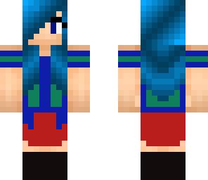 blue hair