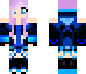 blue dj girl