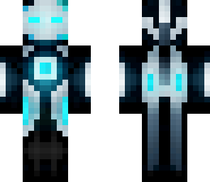 blue cyborg
