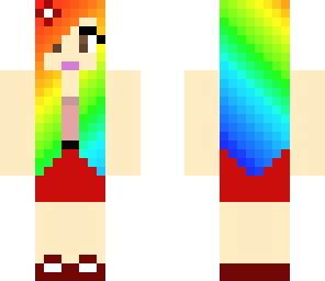 rainbow girl