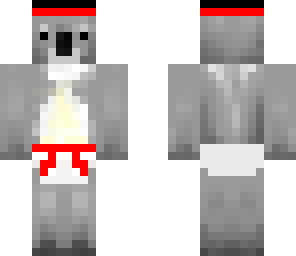 koala with red hat