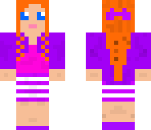 red hair and blue eyes