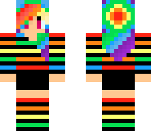 human rainbow dash