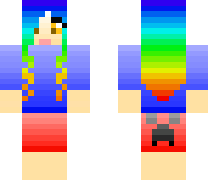 rainbow girl