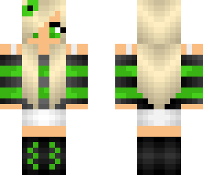 cute girl skin with headset