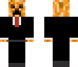 orange creeeper in a suit
