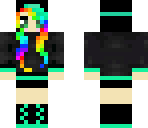 rainbow girl