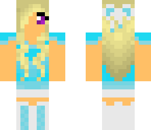 blue girl