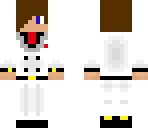 white suit