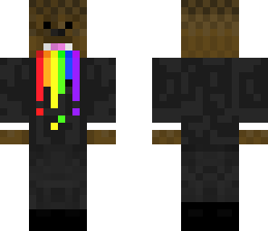 fluffy rainbow barf