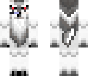 wolf with headset