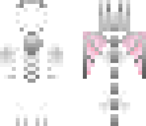 pink and white ender dragon