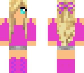 cute pink girl