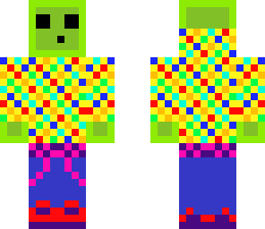 multi color shirt slime