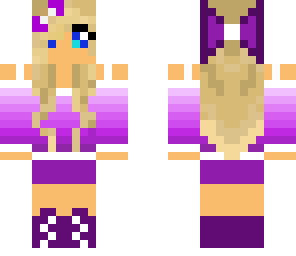 cute purple girl