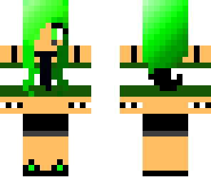 green gamer girl