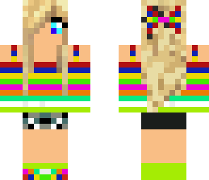 rainbow girl