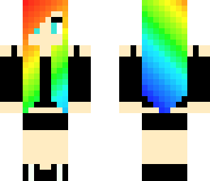edited rainbow girl
