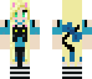 cat girl holding kitten- edit