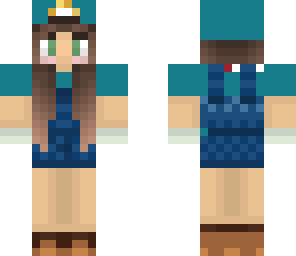 cute blue  mario skin 
